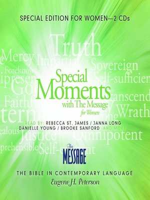 cover image of Special Moments with the Message for Women